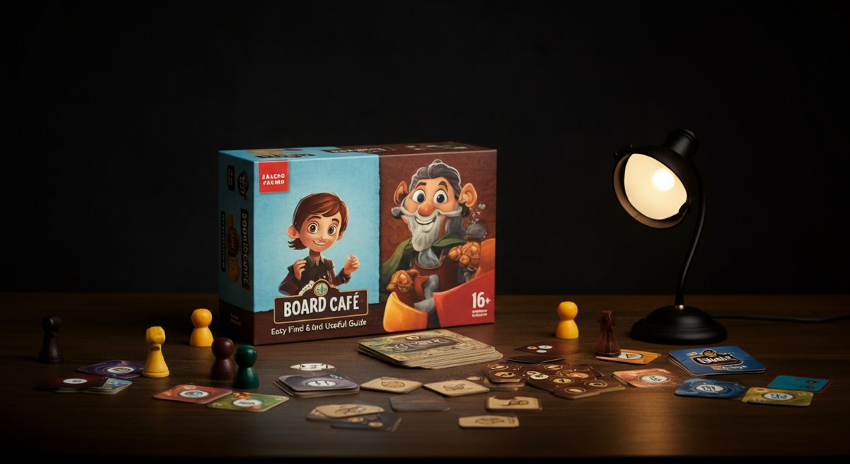 보드카페 처음 가는 분들을 위한 초보 추천 게임 및 이용 꿀팁