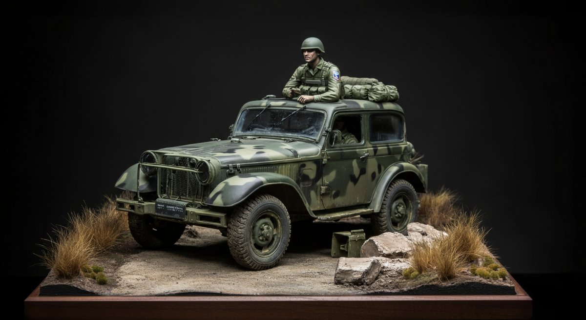 밀리터리 디오라마 제작 입문자를 위한 필수 재료 및 단계별 가이드